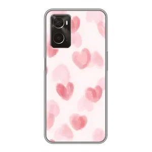 Чехол с розовым рисунком для Oppo A96