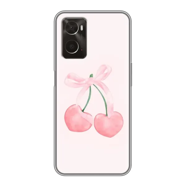 Чехол с принтом «Розовые вишни» для OPPO A96