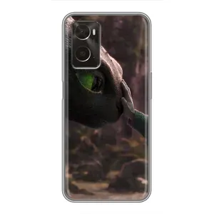 Чехол как приручить дракона на Oppo A96 (Сцена с драконом)