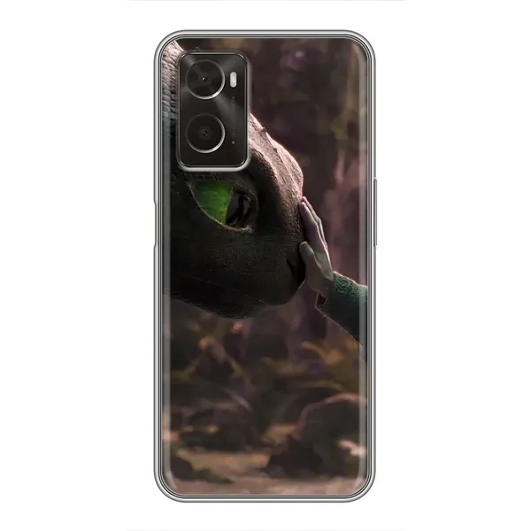 Чехол с принтом «Сцена с драконом» для OPPO A96