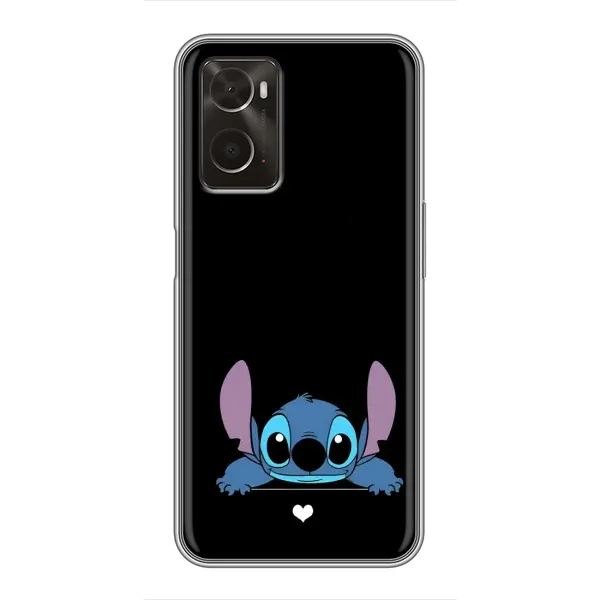 Чехол с принтом «Стич на черном» для OPPO A96