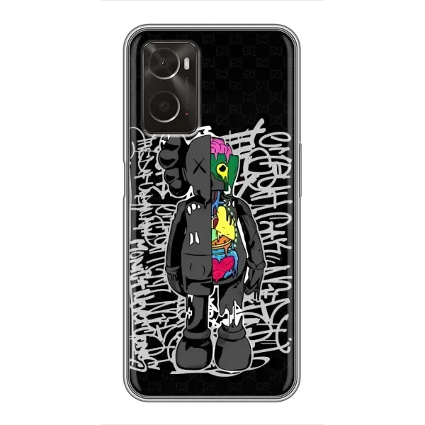 Чехол с принтом «Стиль Bearbrick» для OPPO A96