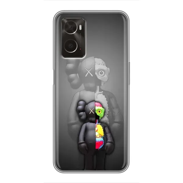 Чехол с принтом «Тело Bearbrick» для OPPO A96