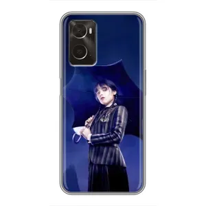 Силиконовый чехол с картинкой для Oppo A96 (Венсдей)