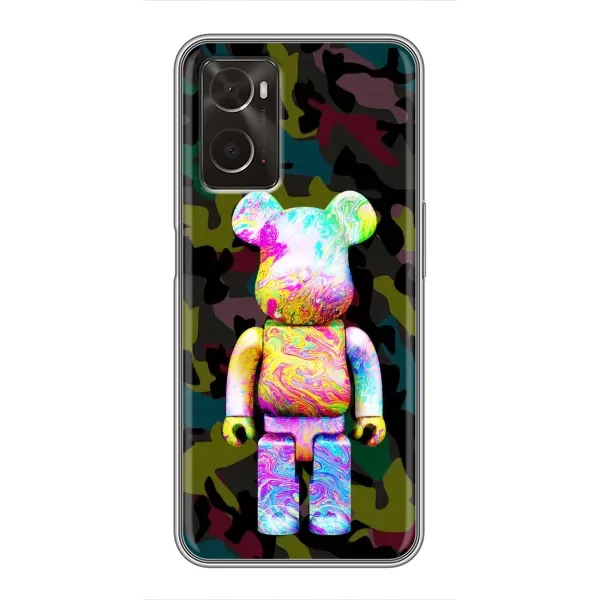 Чехол с принтом «Яркий Bearbrick» для OPPO A96