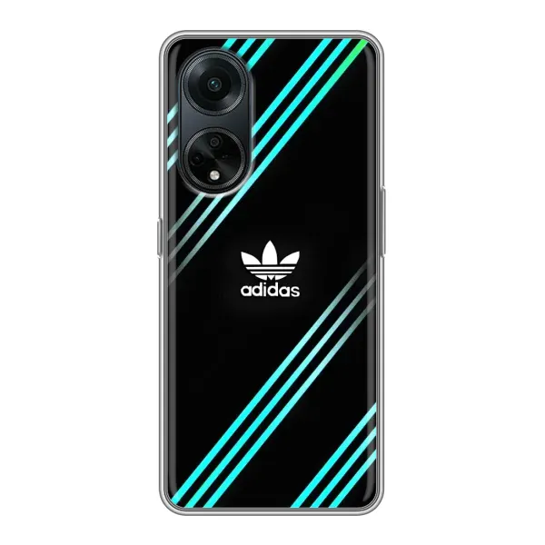 Чохол з принтом «Адідас з полосами» для OPPO A98