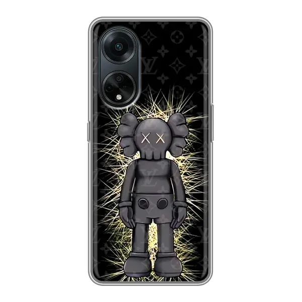 Чохол з принтом «Bearbrick LV» для OPPO A98
