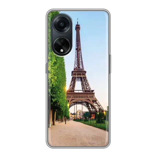 Чохол з принтом «Дорога до Парижу» для OPPO A98 Чохол з принтом «Дорога до Парижу» для OPPO A98