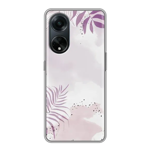Чохол з принтом «Фіолетове листя» для OPPO A98 Чохол з принтом «Фіолетове листя» для OPPO A98