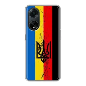 Украинские Чехлы для Oppo A98 с картинкой УПА (AlphaPrint) (Прапор УПА)