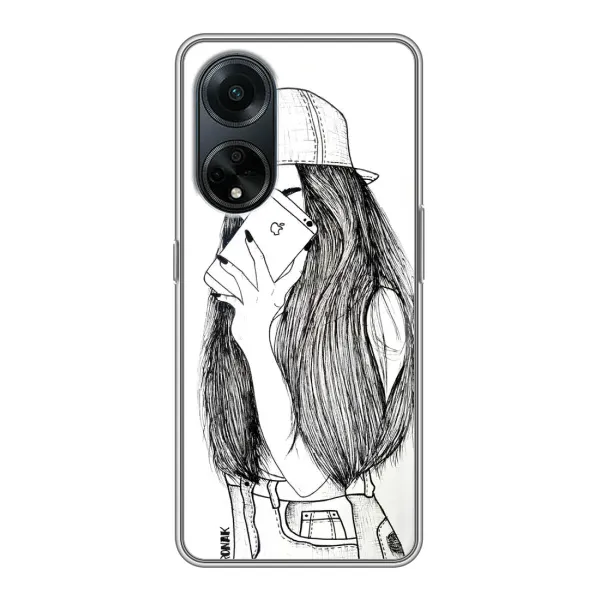 Чохол з принтом «Фото дівчини» для OPPO A98