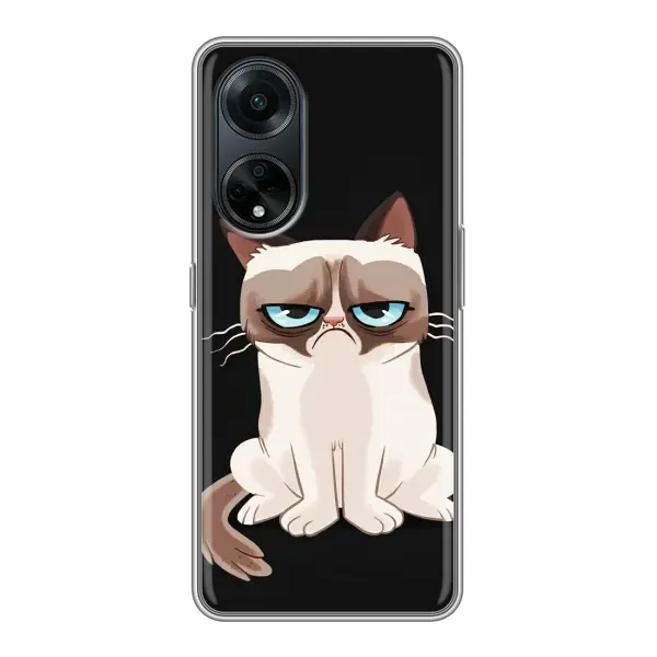Чехол с принтом «Грустный кот» для OPPO A98