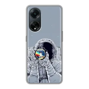 Чохол NASA для Oppo A98 (AlphaPrint) (Космонавт фото)