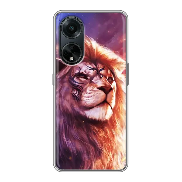 Чехол с принтом «Красочный Лев» для OPPO A98