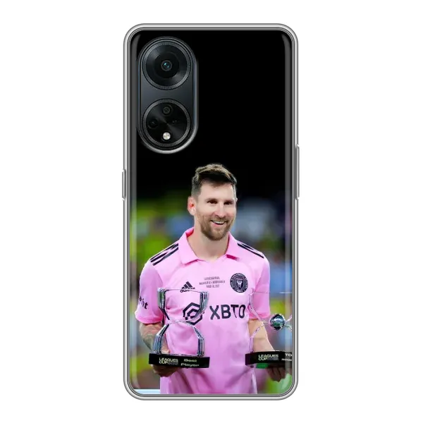 Чехол с принтом «Кубки Месси» для OPPO A98