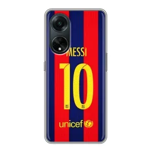 Чехлы Месси для Oppo A98 (AlphaPrint) (Messi Barca 10)