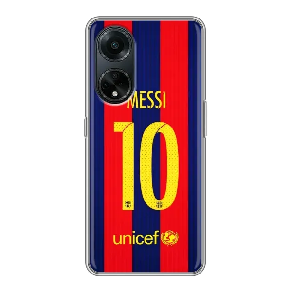Чехол с принтом «Messi Barca 10» для OPPO A98