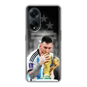 Чехлы для Oppo A98 (Leo чемпион) (AlphaPrint) (Месси Чемпион)