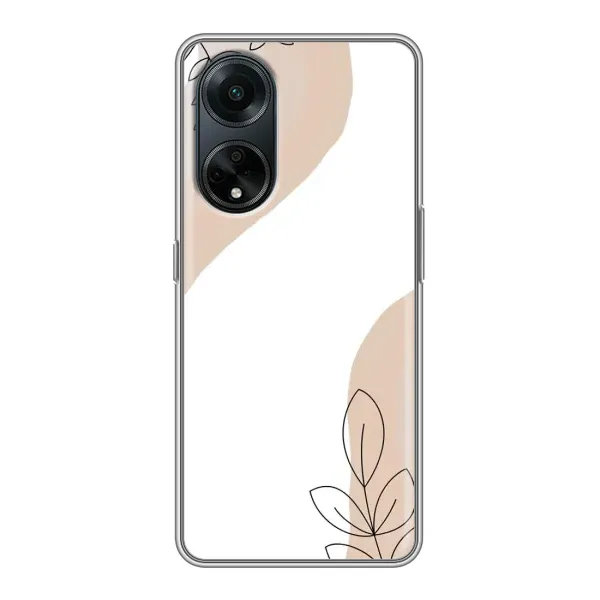Чехол с принтом «Нюдовая веточка абстракция» для OPPO A98