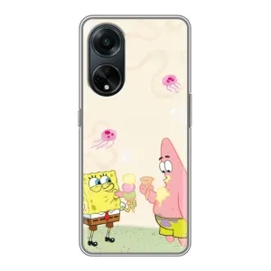 Чохол Губка Боб для OPPO A98:
ОППО А98 (Патрік і Боб)