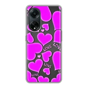 Чехлы для любимой на OPPO A98:
ОППО А98 (VPrint) (Pink hearts)