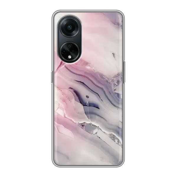 Чехол с принтом «Пурпурный Мрамор» для OPPO A98 Чехол с принтом «Пурпурный Мрамор» для OPPO A98