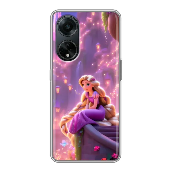 Чохол з принтом «Рапунцель у замку» для OPPO A98