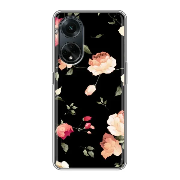 Чехол с принтом «Розочки» для OPPO A98 Чехол с принтом «Розочки» для OPPO A98