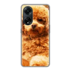 Чехлы с собаками для Oppo A98 (VPrint) (Щенок Бишон)
