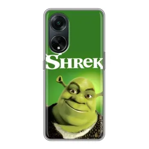 Чохол з мультфільмом Шрек на Oppo A98 (Усміхнений Шрек)