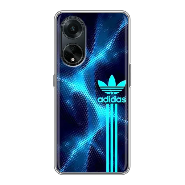 Чохол з принтом «Синій Адідас» для OPPO A98