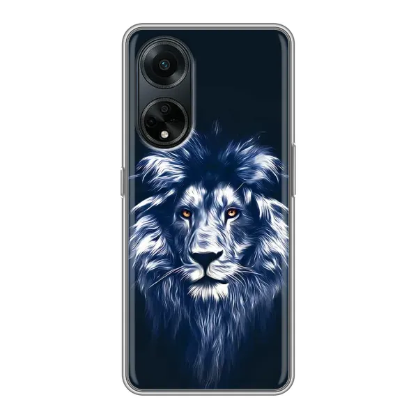 Чехол с принтом «Синий Лев» для OPPO A98
