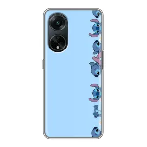 Чохол з принтом Стіч на OPPO A98 (Стіч фон)
