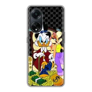 Чехли для Oppo A98 - Скрудж МакДак Louis Vuitton (PREMIUMPrint) (Стильна Утка)