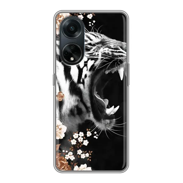 Чехол с принтом «Стильный ТИГР» для OPPO A98