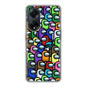 Чохли Амонг Ас для Oppo A98 (AlphaPrint) (Убитий)