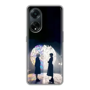 Чохли Венсдей на Oppo A98 Уенсдей (AlphaPrint) (Венздей та Інід)