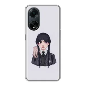 Чохли Венсдей на Oppo A98 Уенсдей (AlphaPrint) (Венздей і Річ)