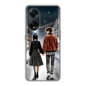 Чехол с принтом «Уэнздей и Тайлер» для OPPO A98