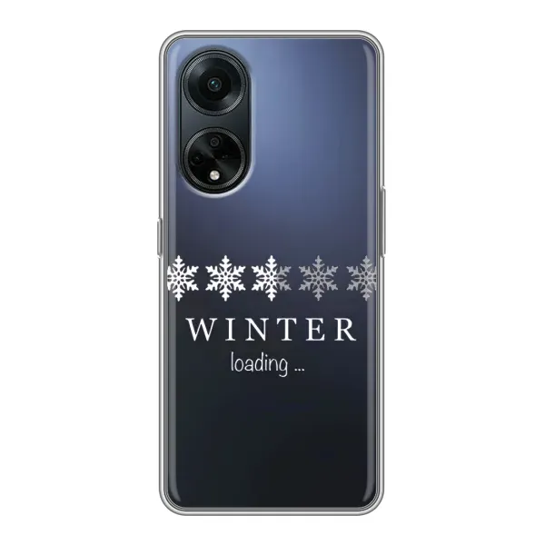 Чохол з принтом «Winter loading» для OPPO A98 Чохол з принтом «Winter loading» для OPPO A98