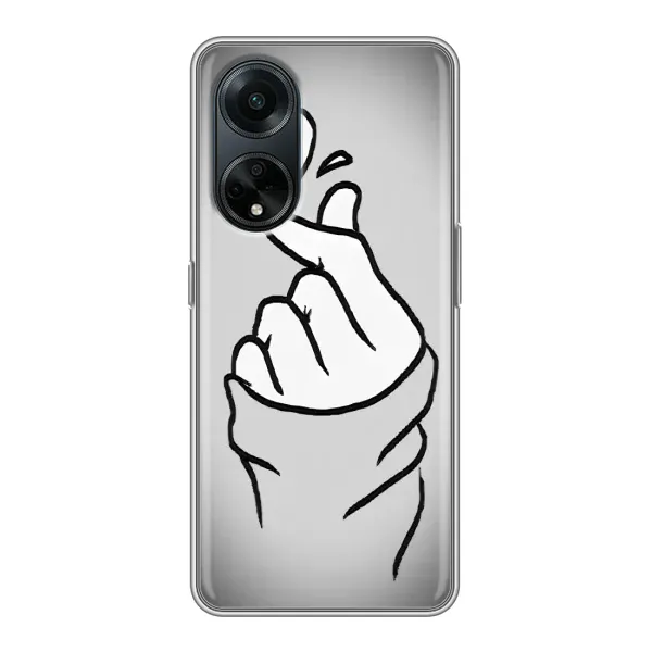Чехол с принтом «Значок Love» для OPPO A98 Чехол с принтом «Значок Love» для OPPO A98