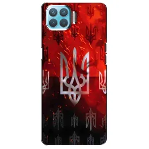 Украинские Чехлы для Oppo F17 Pro с картинкой УПА (AlphaPrint) (ГЕРБ УПА)
