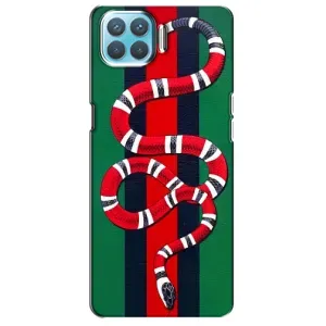 Чехлы ГУЧЧИ для Оппо Ф17 Про (AlphaPrint) (Gucci змия)