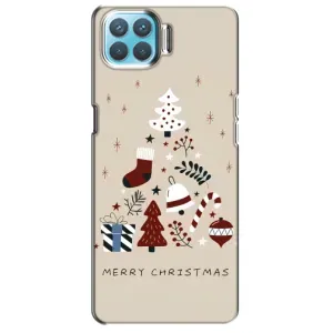 Різдвяні, Святкові Чохли для Оппо Ф17 Про (Merry Christmas)