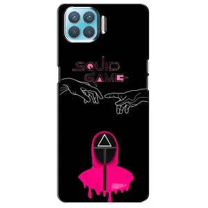 Чохол Гра в кальмара для Oppo F17 Pro (Мінімалізм Гра кальмара)
