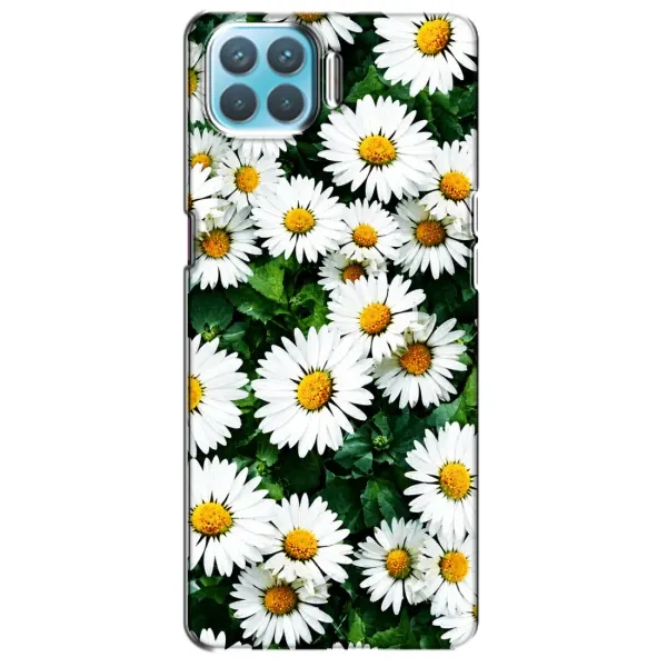 Чохол з принтом «Ромашки» для OPPO F17 Pro