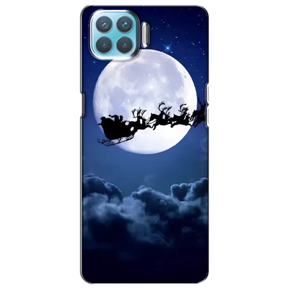 Чохол з принтом «Санта - місяць» для OPPO F17 Pro Чохол з принтом «Санта - місяць» для OPPO F17 Pro