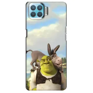 Чохол з мультфільмом Шрек на Oppo F17 Pro (Шрек та Осел)