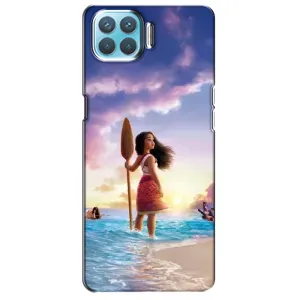 Чохол з мультфільмом Ваяна Oppo F17 Pro (Моана з веслом)