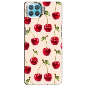 Чехлы с Фруктами для Oppo F17 Pro (VPrint) (Вишня)